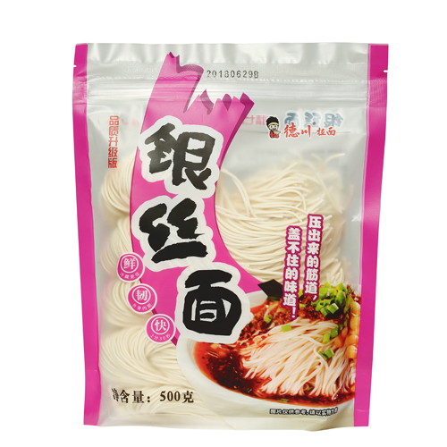 銀絲面500g